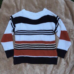 kirundo Multi Colored Striped Knitted Sweater